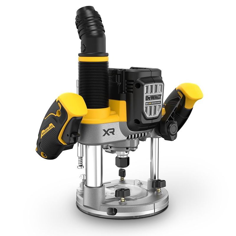 DeWalt DCW620NT-XE 18V XR Li-ion Cordless Brushless 12mm Plunge Router ...