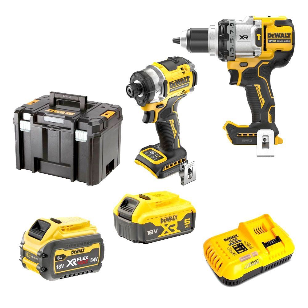 DeWalt DCK2201P1T1-XE 18V 5.0Ah XR Premium 2pce Combo Kit