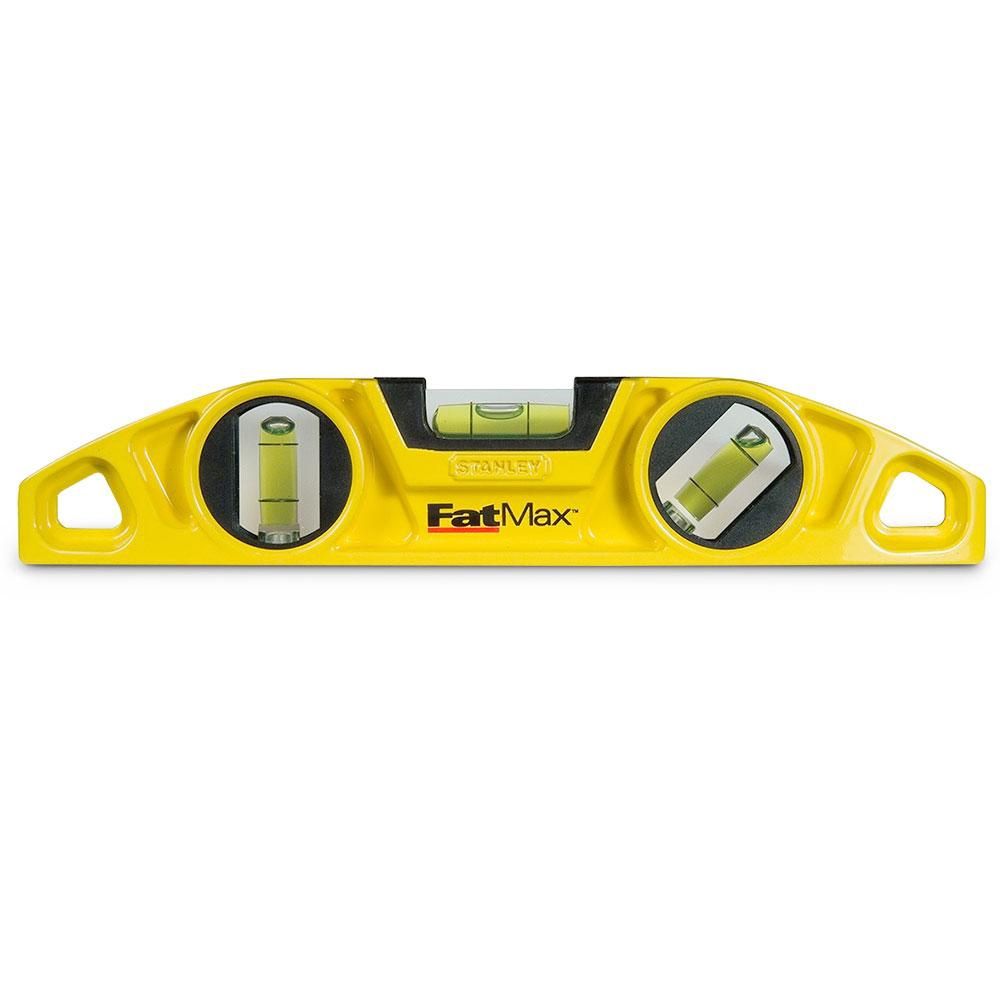 Stanley 43-603 FatMax Magnetic Torpedo Spirit Level 3 Vials