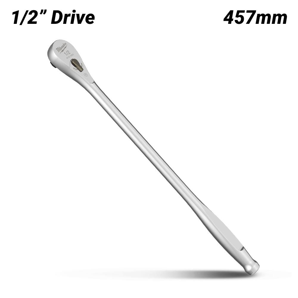 Milwaukee 48229050 457mm 1/2&quot; Drive Fixed Head Ratchet