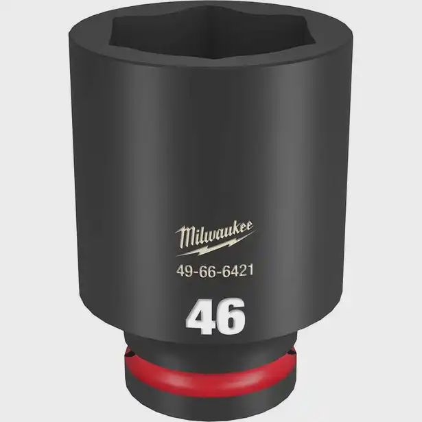 MILWAUKEE 49666421 SHOCKWAVE™ 3/4inch Drive 46mm Deep 6 Point Impact Socket