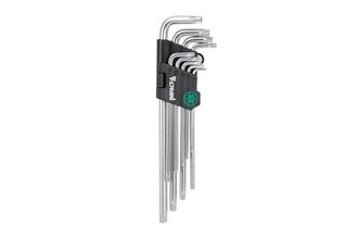 IMPACT-A IMPHKS9PST Long Series Hex Key Set - 9Pce TAMPER TORX