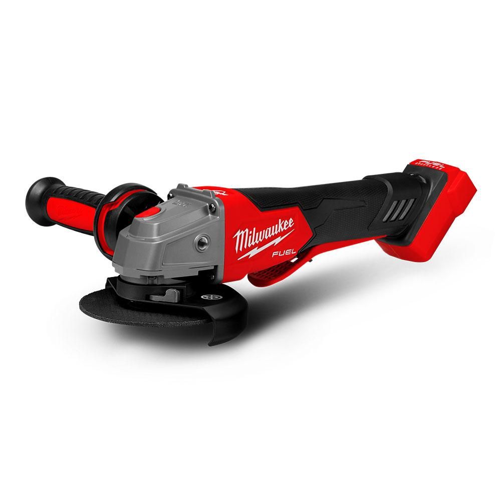 Milwaukee M18FAGV125XPDB-0 18V Li-ion Cordless FUEL125 mm (5&quot;) Variable Speed Braking Angle Grinder with Deadman Paddle Switch - Skin Only