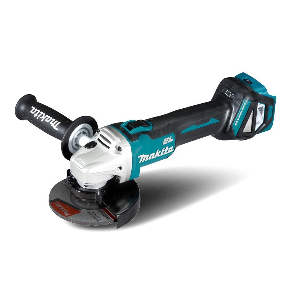 Makita DGA511Z 18V Li-ion Cordless Brushless 125mm (5&quot;) Slide Angle Grinder - Skin Only