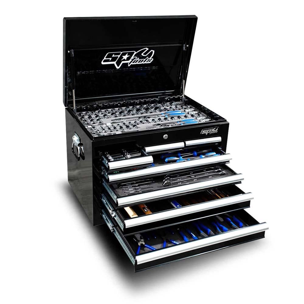 SP Tools SP50123 254pce Metric/SAE Tool Kit In 7 Drawer Custom Series Tool Box