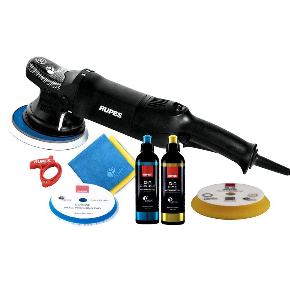 Rupes LHR21ES/BAS 500W 150mm (6&quot;) Bigfoot Duetto Random Orbital Polisher Basic Kit