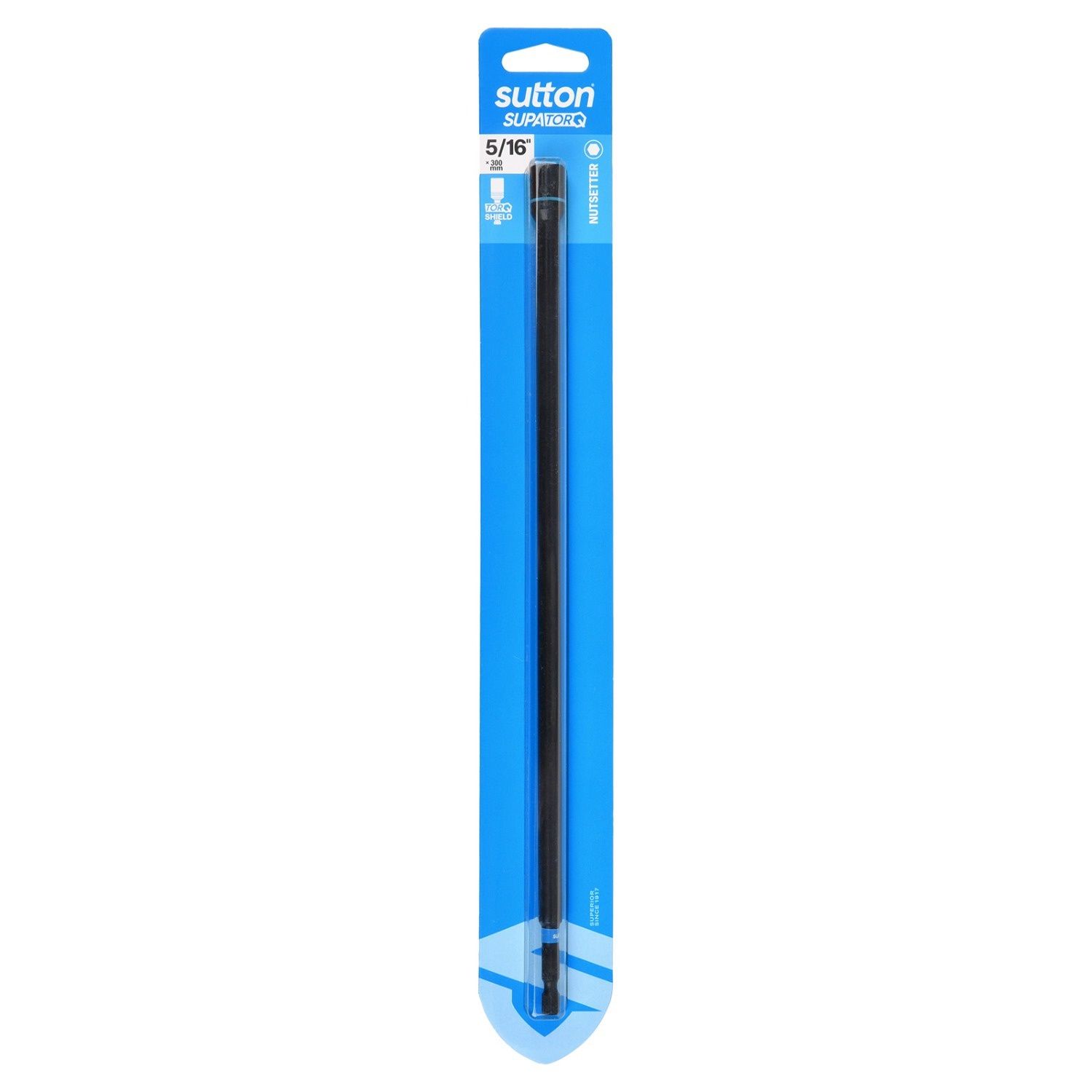 Sutton S230H01HB 5/16&quot; x 300mm Magnetic Nutsetter Bit S230 Supatorq