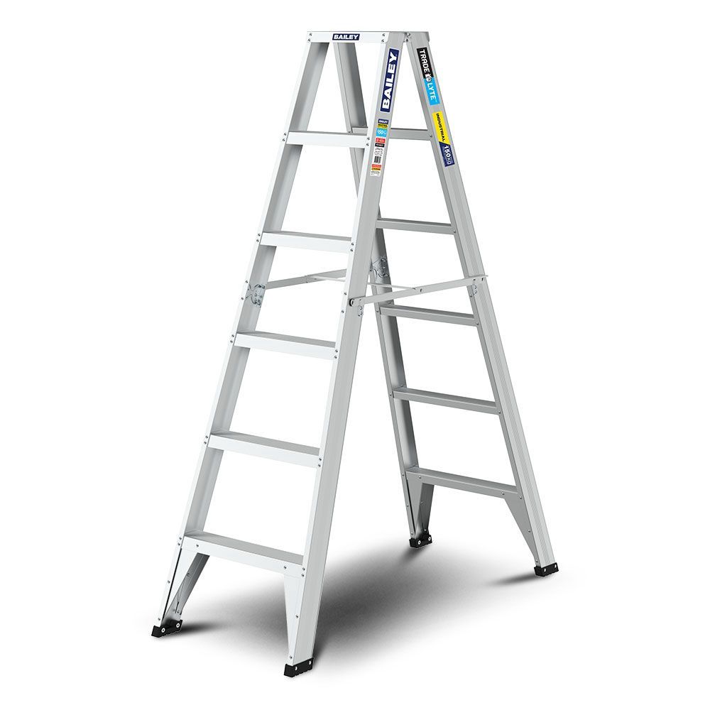 Bailey FS14021 150kg 1.8m 6 Step Trade LYTE Aluminium Double Sided Ladder