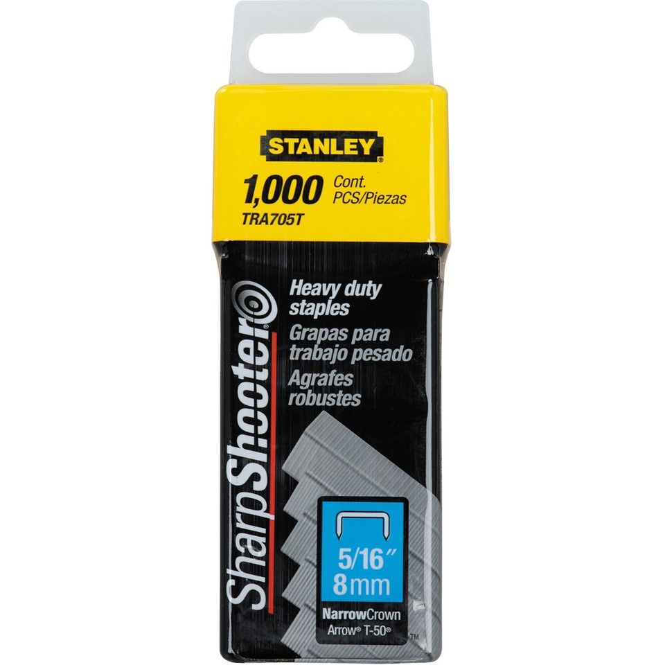 StanleyTRA705T  8mm Heavy Duty Staples Box of 1000