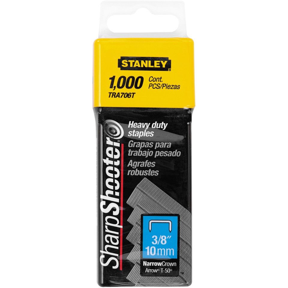 Stanley TRA706T 10mm Heavy Duty Staples Box of 1000