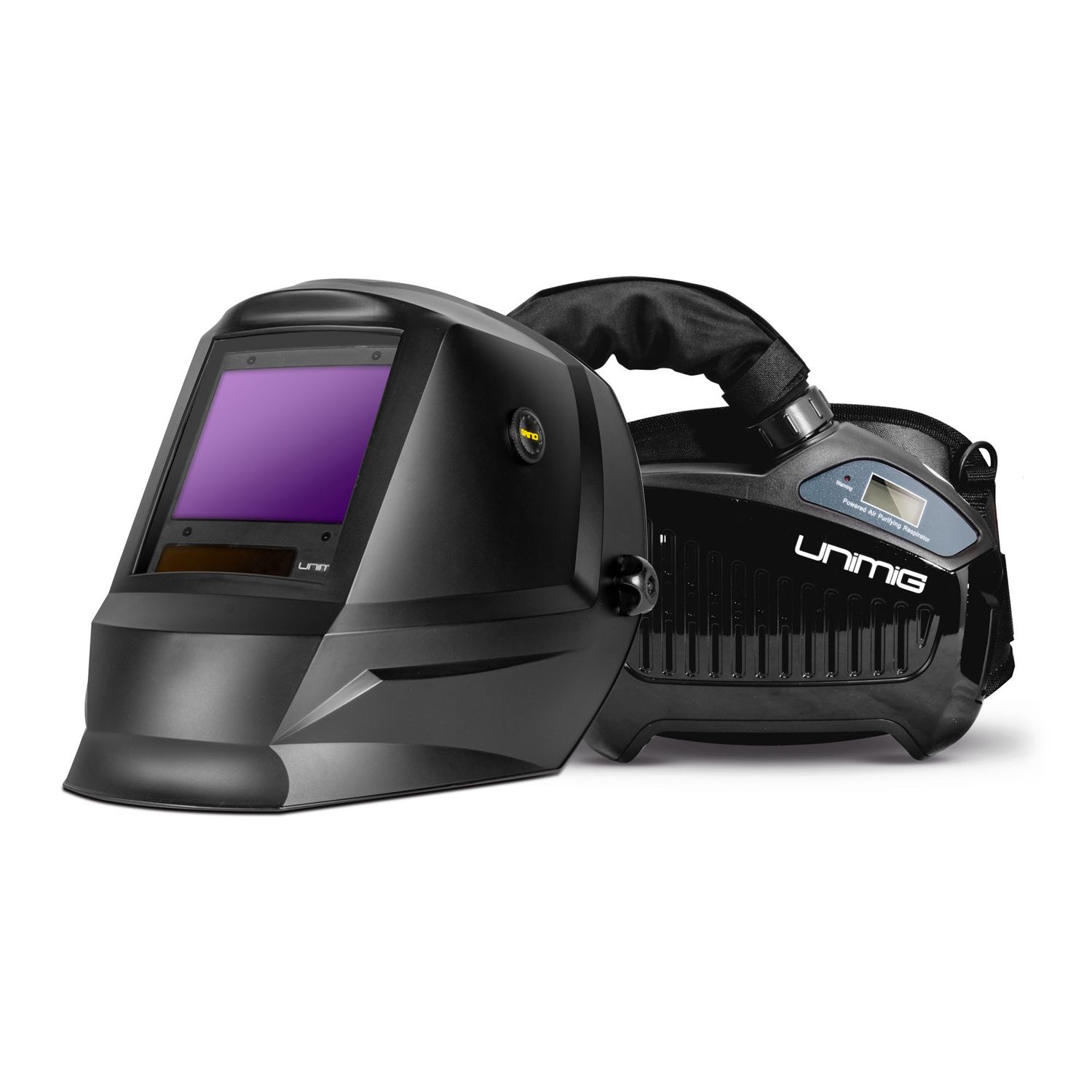 UNIMIG U21014K PAPR Powered Air Purifying Respirator – Black