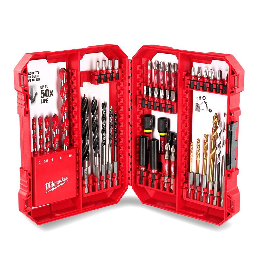Milwaukee 48325148 46pce SHOCKWAVE™ Drill and Drive Set