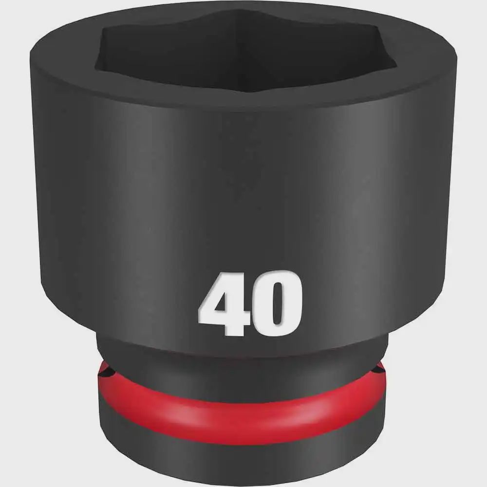 MILWAUKEE 49666378 SHOCKWAVE™ 3/4inch Drive 40mm Standard 6 Point Impact Socket