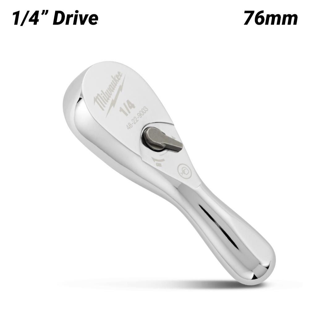 Milwaukee 48229003 76mm 1-4&quot; Drive Fixed Head Ratchet