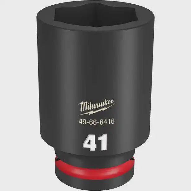 MILWAUKEE 49666416 SHOCKWAVE™ 3/4inch Drive 41mm Deep 6 Point Impact Socket