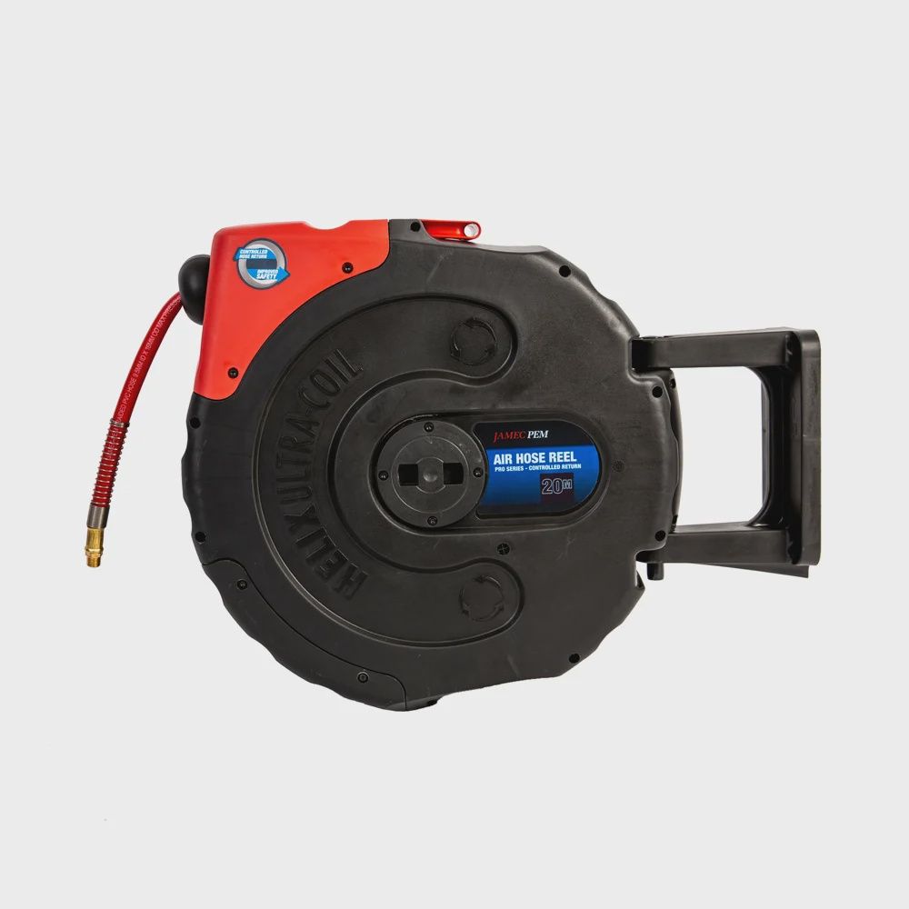 Jamec Pem 58.5034 Pro Series HELIX Retractable Air Hose Reel 300psi 20m