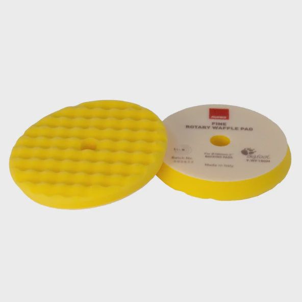 Rupes 9.WF180M 150mm-165mm Rotary Polisher Waffle Fine Polishing Foam Pad