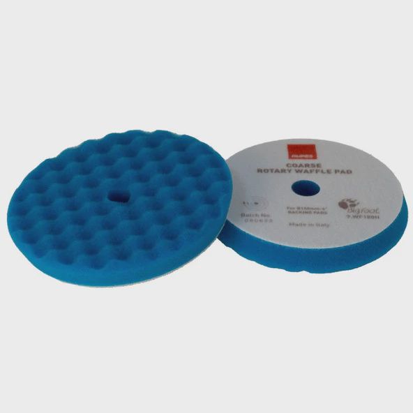 Rupes 9.WF180H 150mm-165mm Rotary Polisher Waffle Coarse Polishing Foam Pad