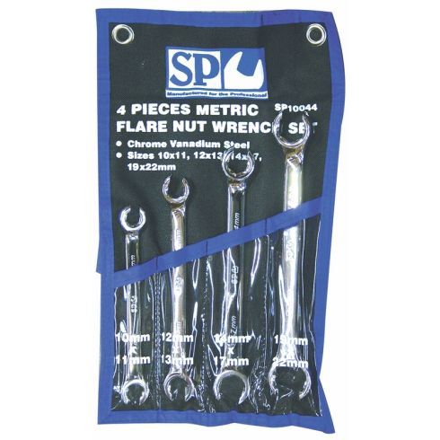 SP Tools SP10044 Flare Nut Spanner Set 4 Piece - Metric