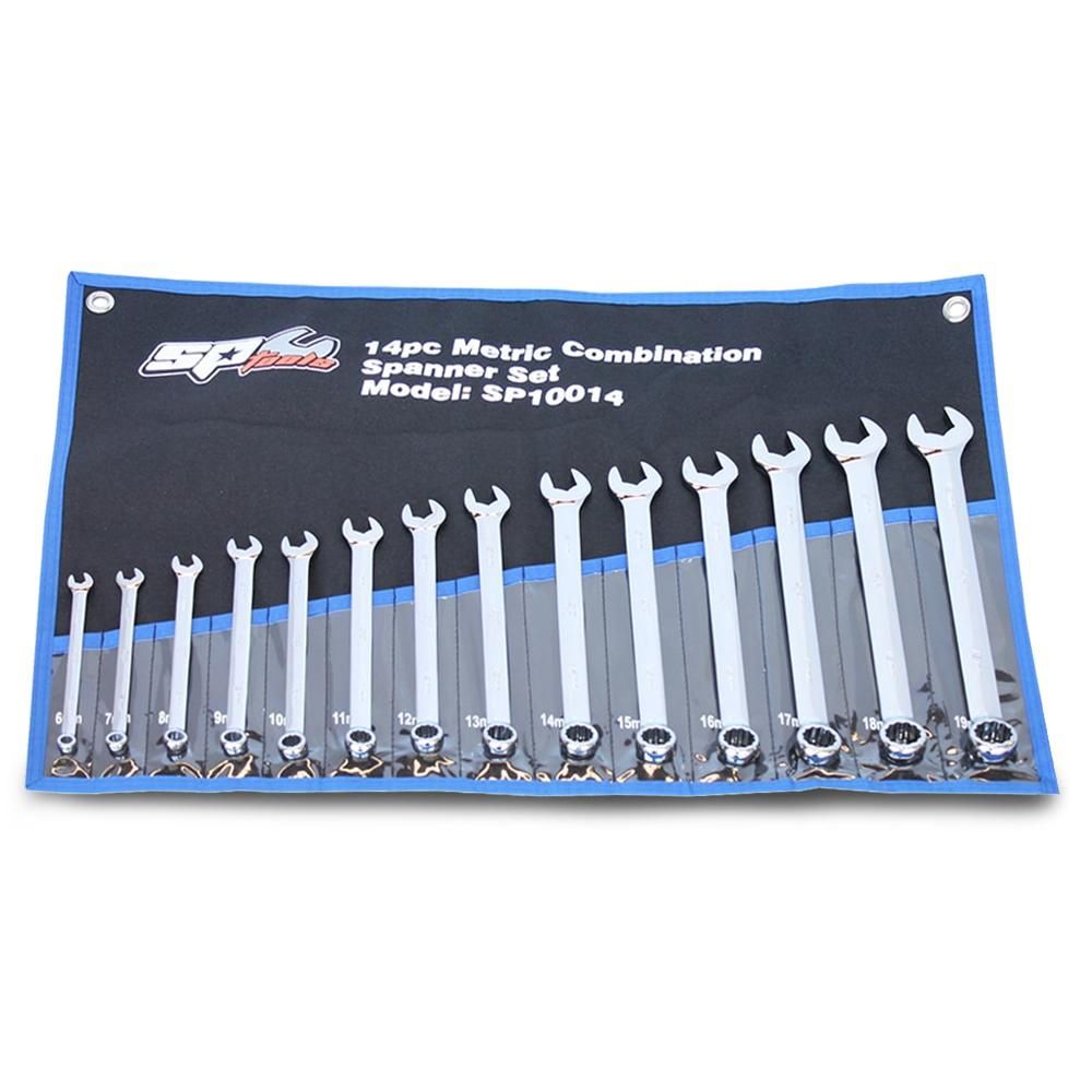 SP Tools SP10014 14pce Metric Combination Spanner Set
