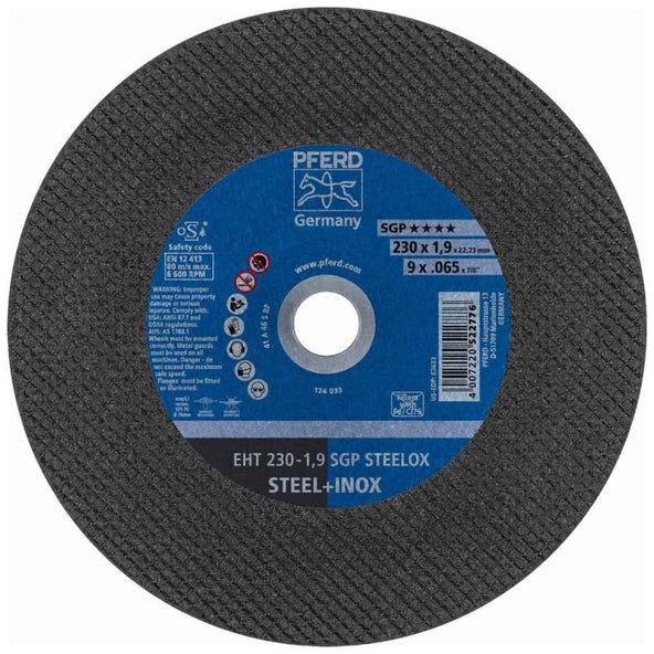 PFERD 61328702 EHT 230-1.9 A46R 230mm x 1.9mm Ultra-Thin Stainless Steel INOX Cut Off Wheel
