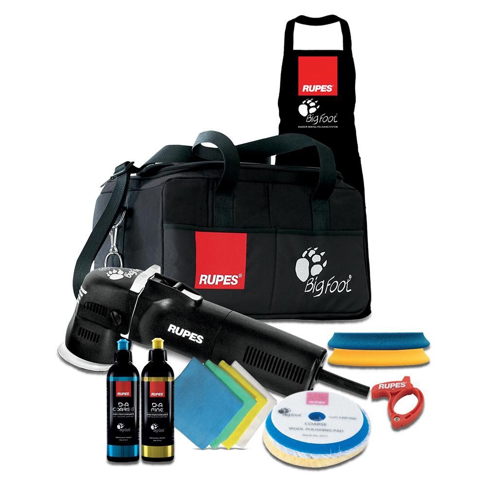 Rupes LHR75E/LUX 400W 75mm (3&quot;) Bigfoot Mini Random Orbital Polisher Deluxe Kit
