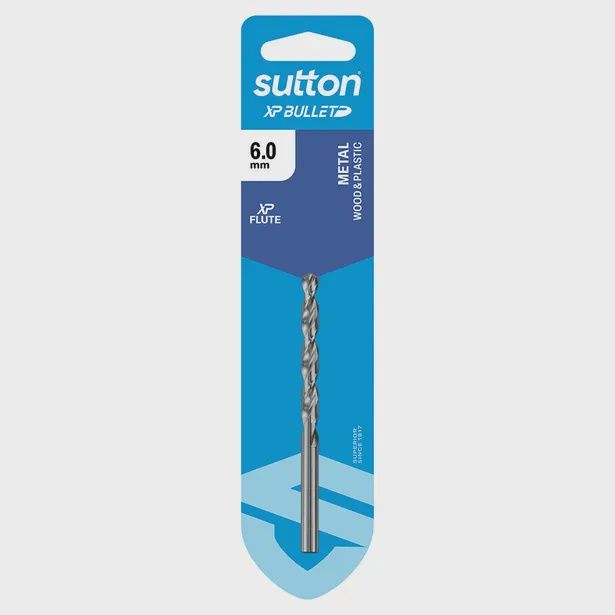 SUTTON D220H0600 6mm x 93mm HSS Bright Xtreme Precision - XP Bullet Jobber Drill Bit