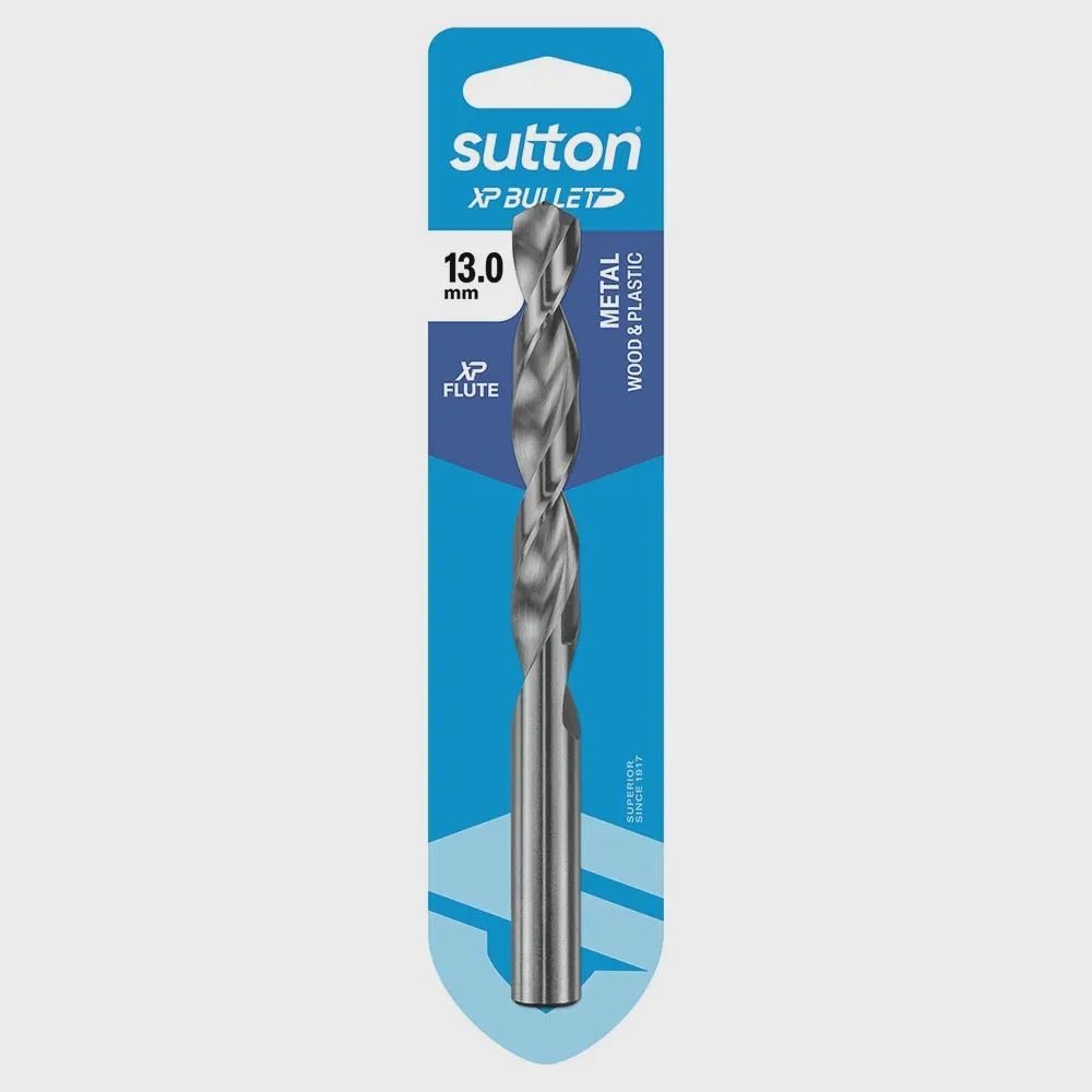 SUTTON D220H1300 13mm x 151mm HSS Bright Xtreme Precision - XP Bullet Jobber Drill Bit