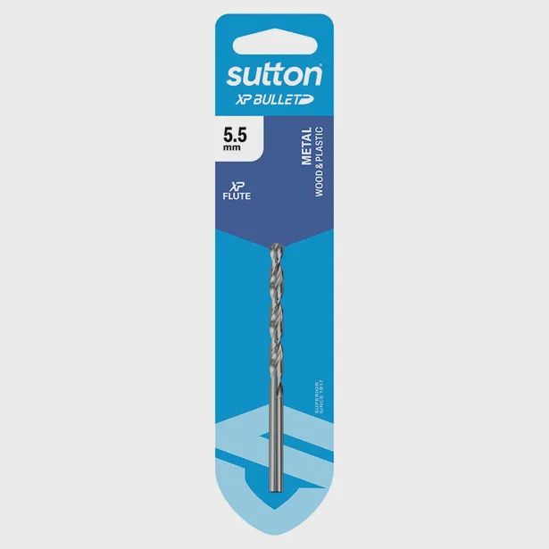 SUTTON D220H0550 5.5mm x 93mm HSS Bright Xtreme Precision - XP Bullet Jobber Drill Bit