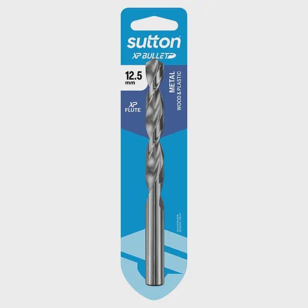 SUTTON D220H1250 12.5m x 151mm HSS Bright Xtreme Precision - XP Bullet Jobber Drill Bit