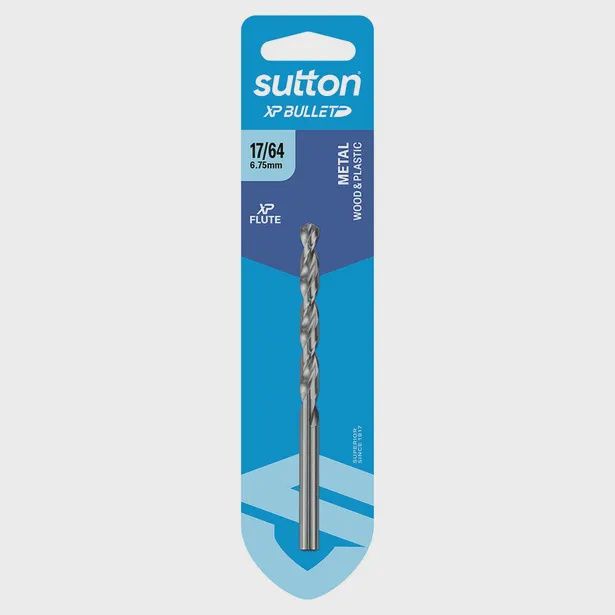 SUTTON D220H0676 17/64&quot; x 109mm HSS Bright Xtreme Precision - XP Bullet Jobber Drill Bit