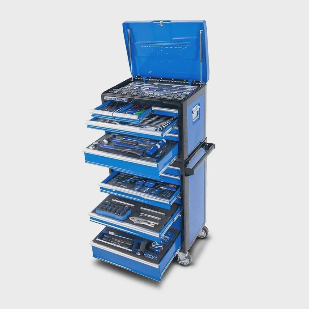 KINCROME P1710 Evolution TFL Tool Workshop 306 Piece 14 Drawer Deep w. Trolley