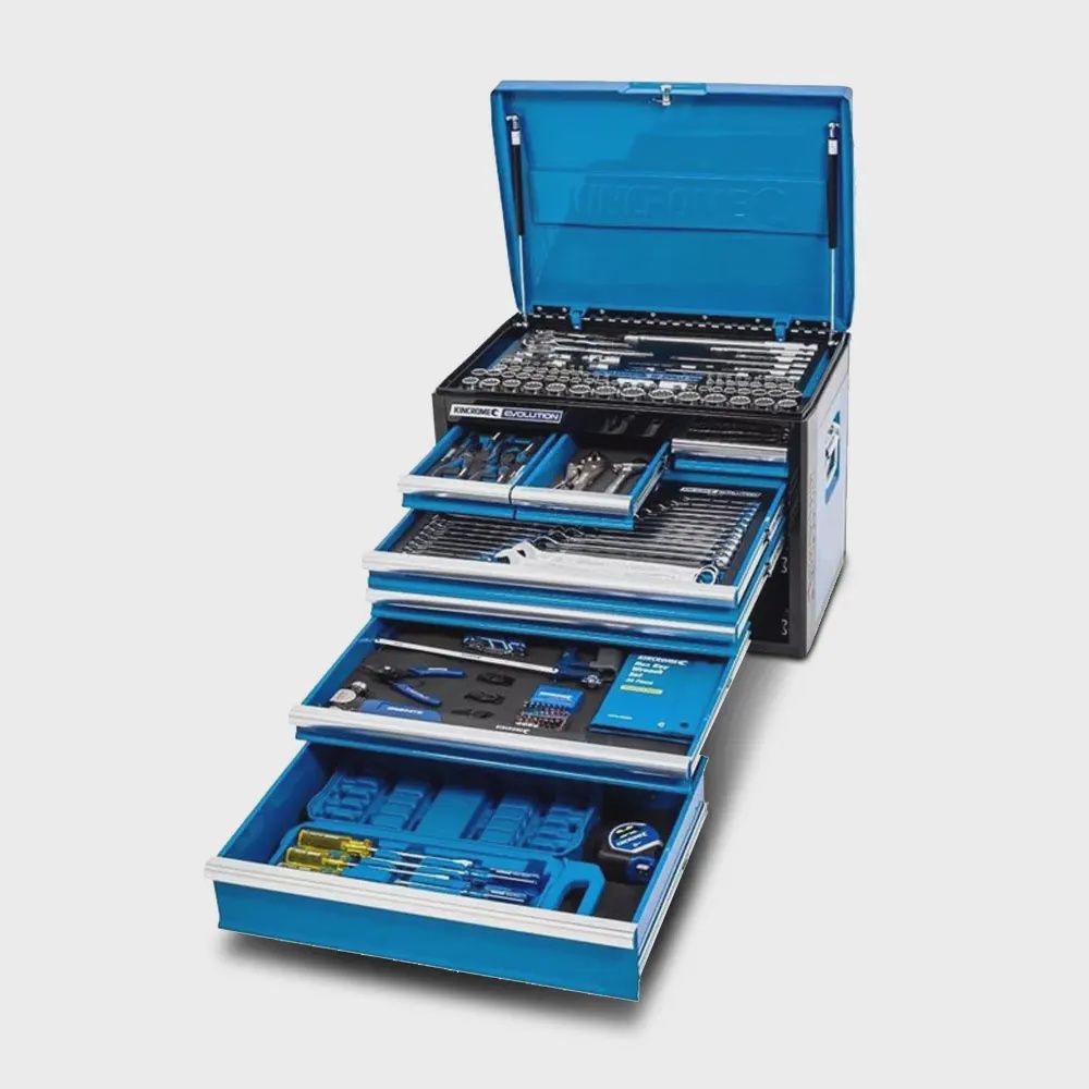 KINCROME P1705 Evolution TFL Tool Chest Kit 207 Piece 7 Drawer Deep