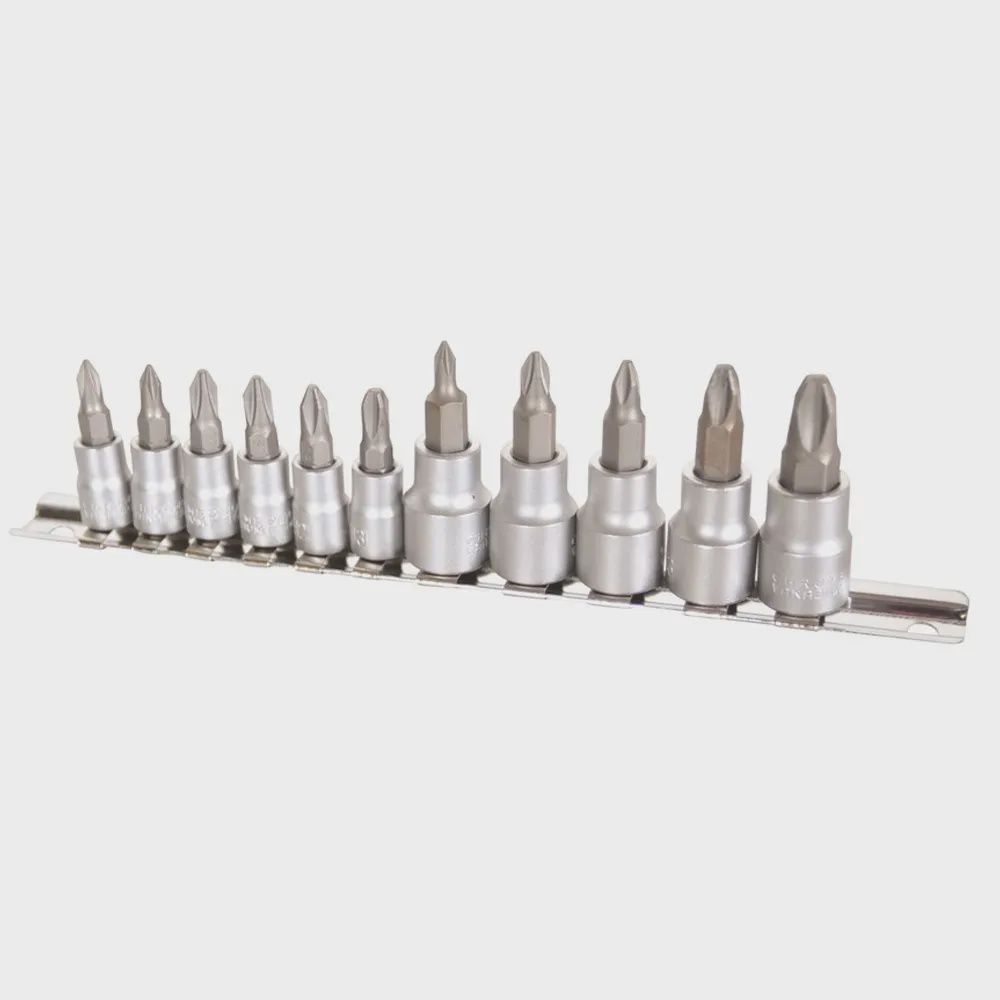 KINCROME K5026 1/4inch &amp; 3/8inch Phillips Socket Set - 11 Piece