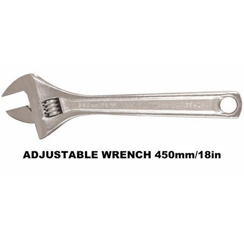 Kincrome K040007 Adjustable Wrench 450mm (18&quot;)