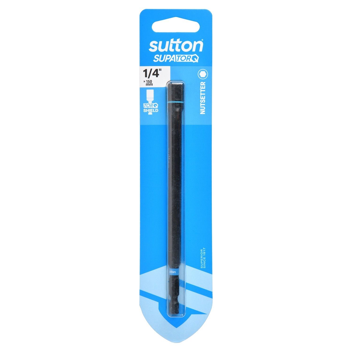 Sutton S230H01GA 1/4&quot; x 150mm Magnetic Nutsetter Bit S230 Supatorq