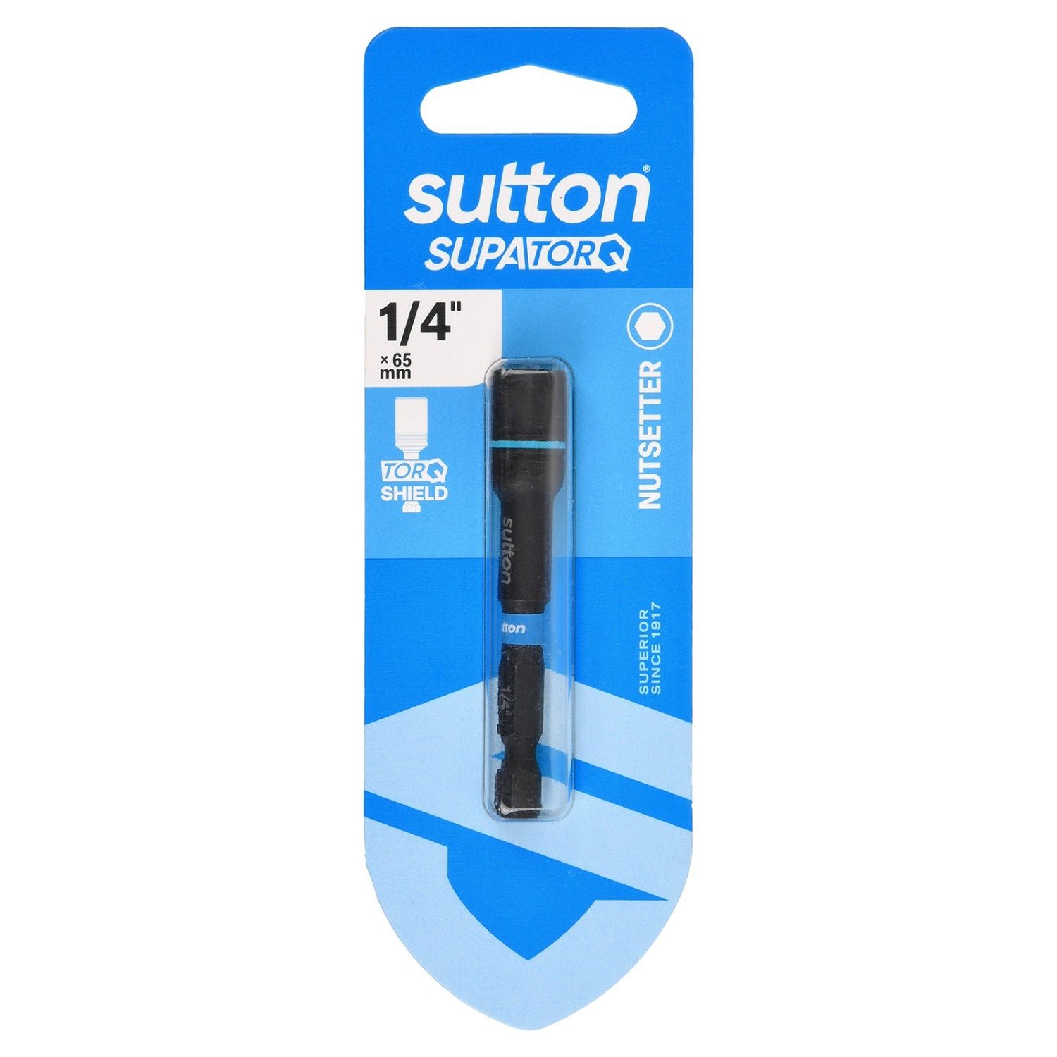 Sutton S230H01CA 1/4&quot; x 65mm Magnetic Nutsetter Bit S230 Supatorq