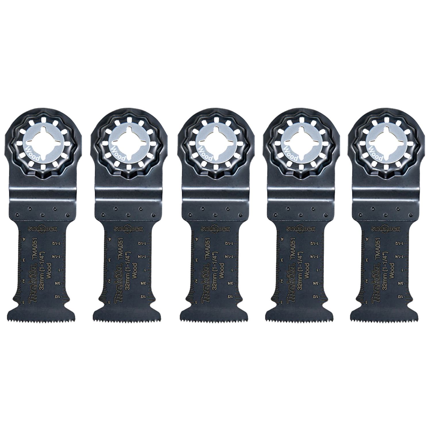 Makita B-64858-5 32mm HCS Wood Plunge Cut Blades - 5 Pack