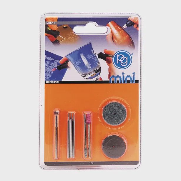 SUTTON M.8210 PG MINI  10 Piece Engraving Accessory Set PG MINI M.8210 10 Piece Engraving Accessory Set