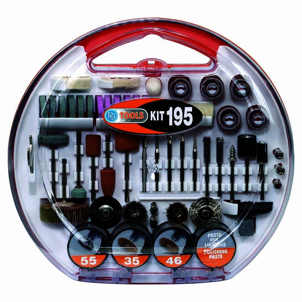 SUTTON PG195A PG Mini Rotary Accessory Set, 195 Pieces