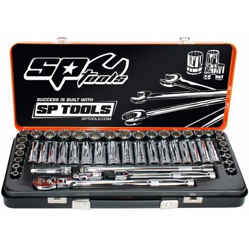 SP Tools SP20201 Socket Set - 3/8&quot; Drive 51 Piece Metric/AF