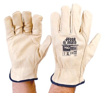 CGL41DL COW HIDE LEATHER RIGGERS GLOVES- -  CGL41D