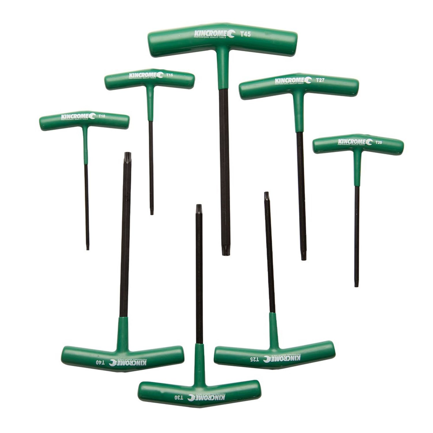 Kincrome K5283 8 Piece T-Handle TORX Hex Key Set
