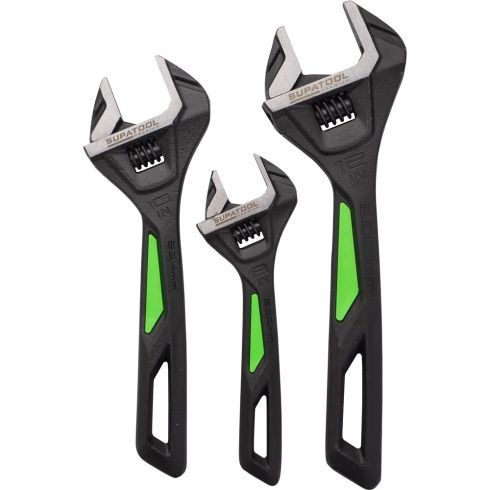 Supatool Premium STP4403 Adjustable Wrench Set 3 Piece