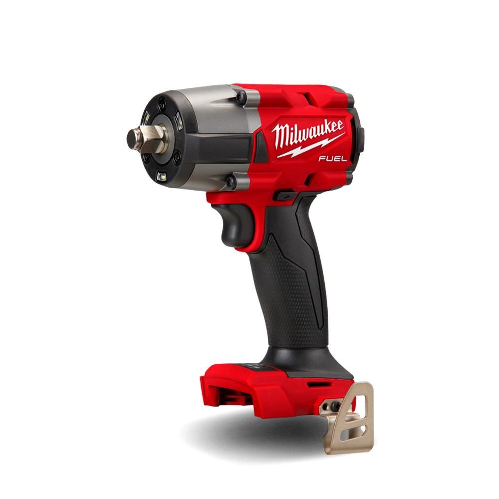 Milwaukee M18FMTIW2F12-0 18V Li-ion Cordless Fuel 1/2&quot; Mid-Torque Impact Wrench with Friction Ring - Skin Only
