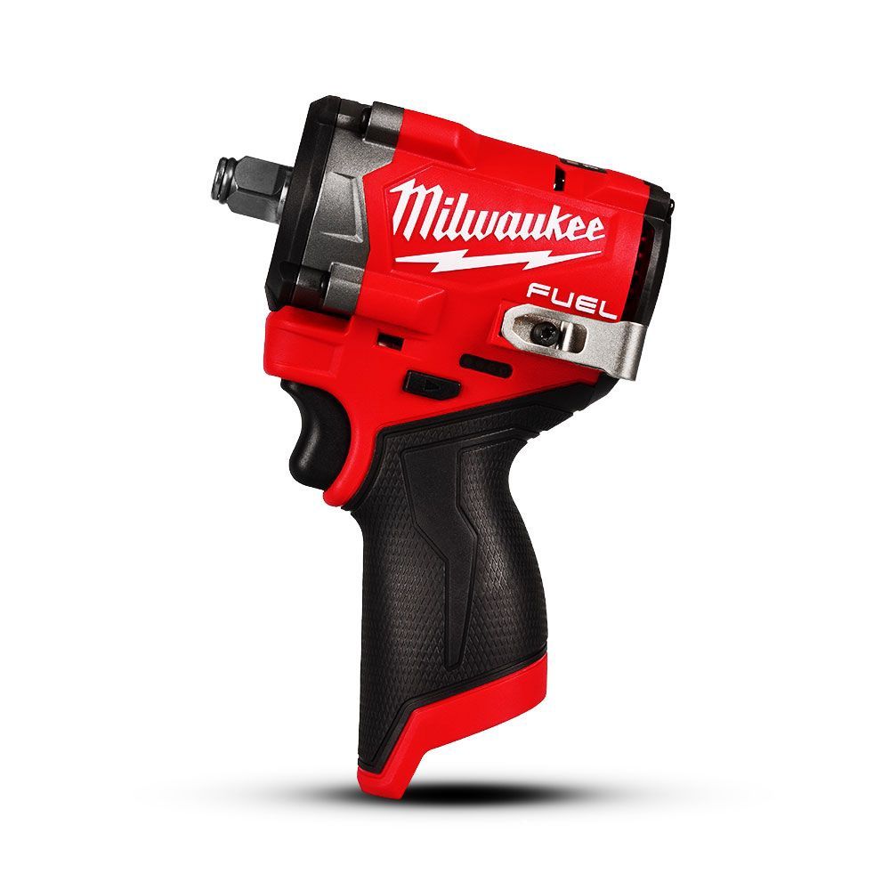 Milwaukee M12FIW2F120 12V FUEL 1/2&quot; Stubby Impact Wrench with Friction Ring - Skin Only