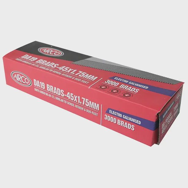 NAIL BRAD  BD19451  DA 45 X 1.8MM EG 15GA 3000BOX - BD19451