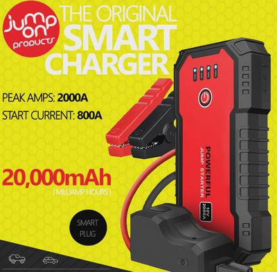 JUMP ON PRODUCTS JO122000 Original SMART CHARGER Jump Starter