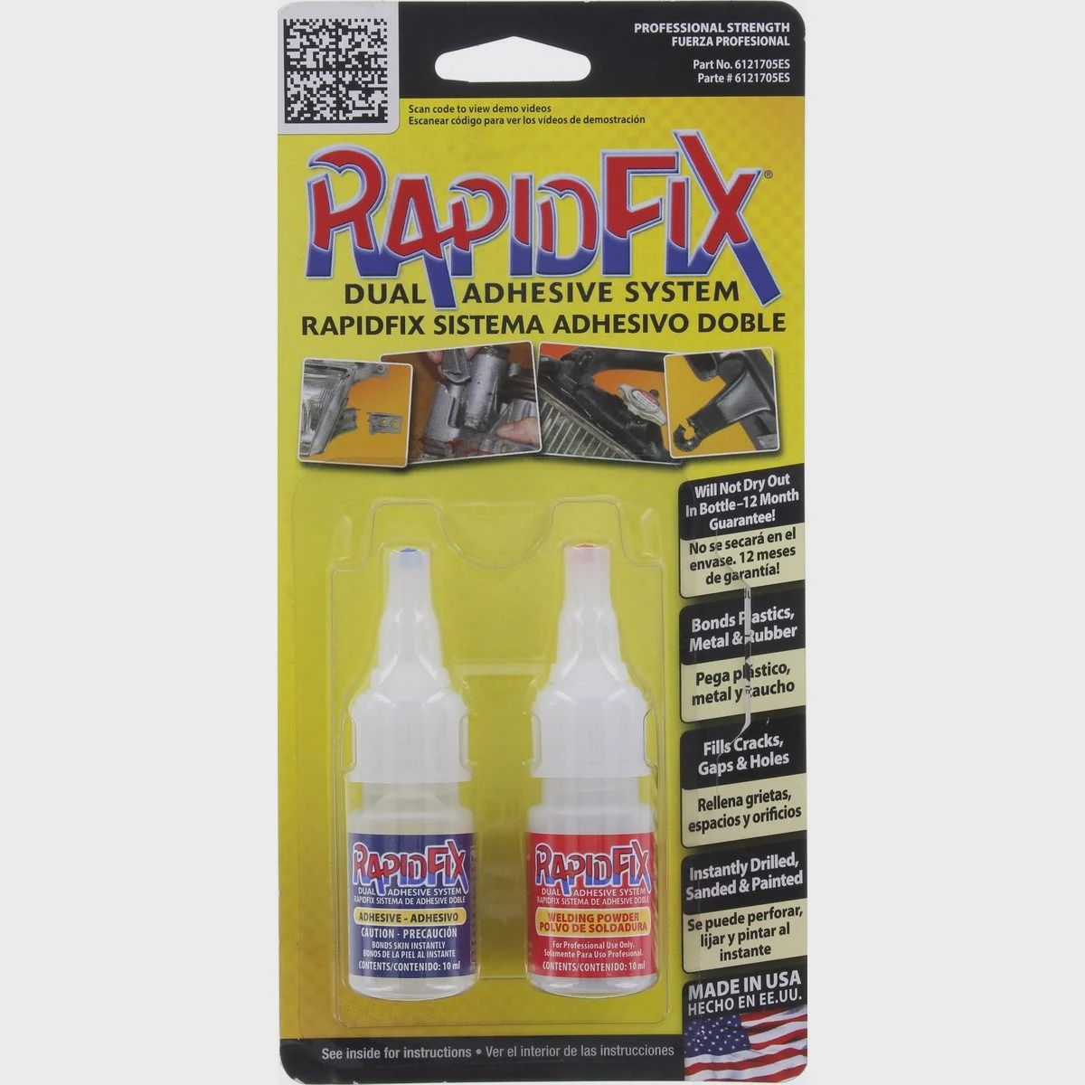 Rapid 6121705 Fix Dual Adhesive System 10ml