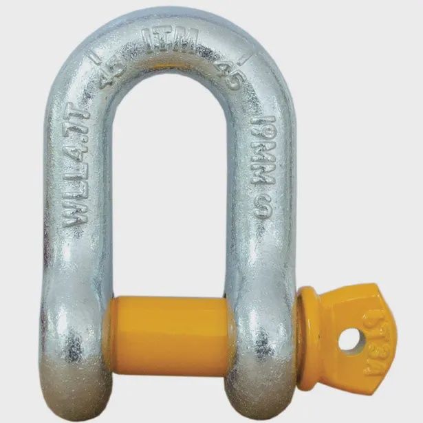 ITM TM9200-00708 0.75T 8mm Body Yellow Pin GS Screw Pin Dee Shackles